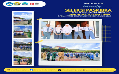Lima Peserta Didik SMA Negeri 5 Sampolawa Lolos Seleksi Paskibra Tingkat Kecamatan Sampolawa dalam Rangka HUT Ke-81 Kemerdekaan RI Tahun 2026