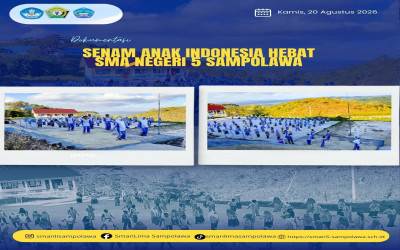Senam Anak Indonesia Hebat, Wujudkan Budaya Hidup Sehat di SMA Negeri 5 Sampolawa