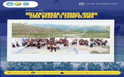 SMAN 5 Sampolawa Awali Kegiatan Pagi dengan Melantunkan Asmaul Husna