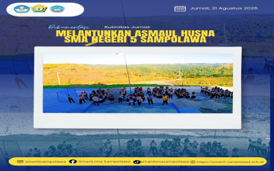 Jumat Berkah, SMAN 5 Sampolawa Awali Hari dengan Lantunan Asmaul Husna